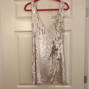 Free People Sequin Mini Dress- XS